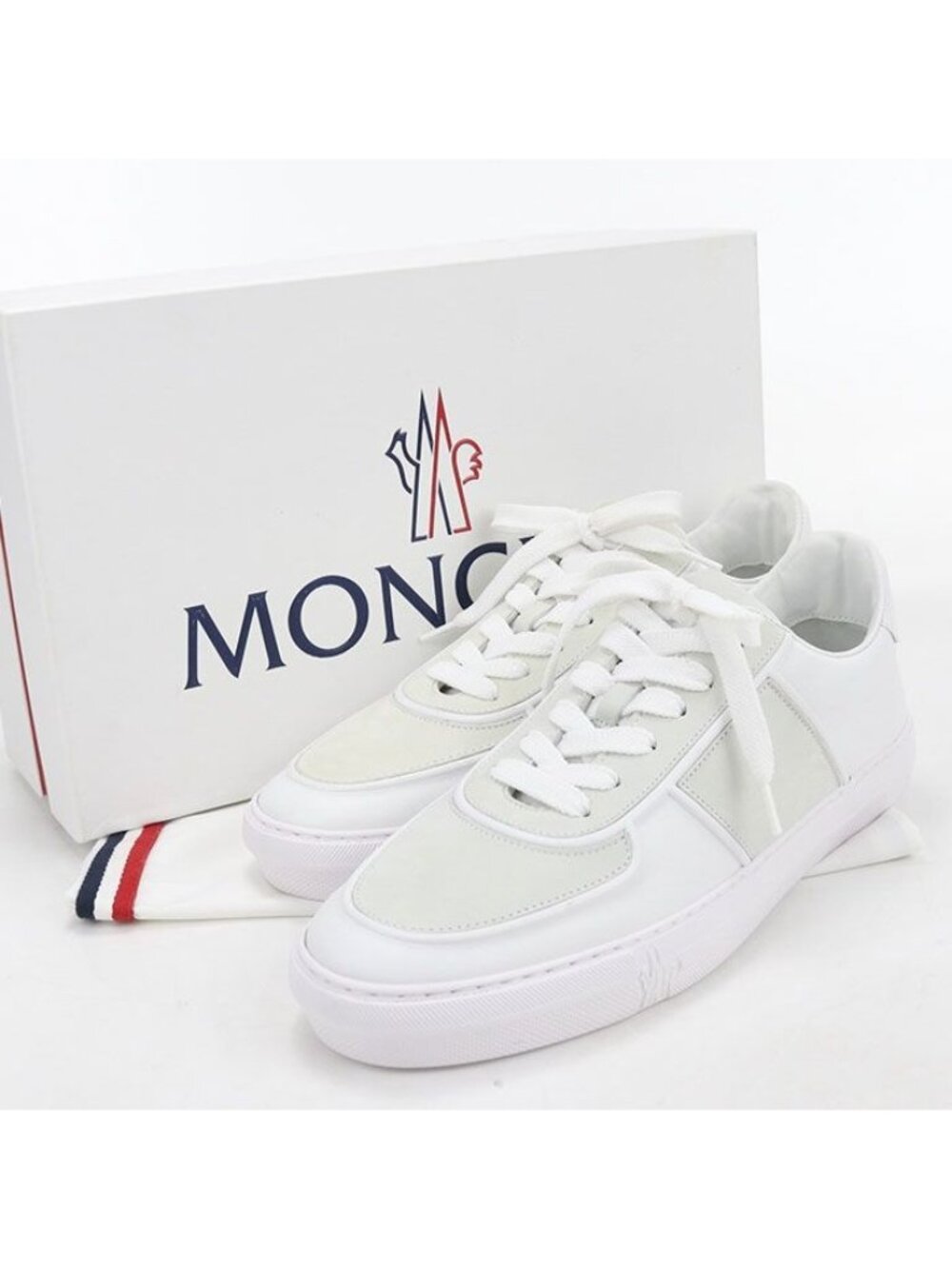 Moncler Sneakers Leather White
